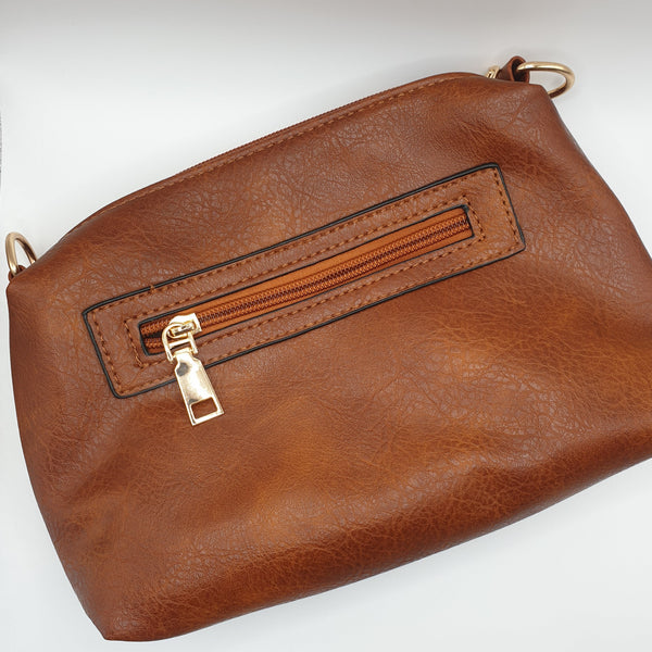 Elegant Artificial Leather Square Bag
