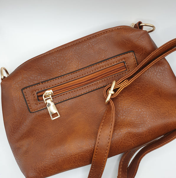 Elegant Artificial Leather Square Bag