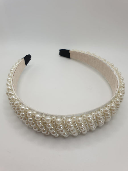 Thick Pearl Alice Band