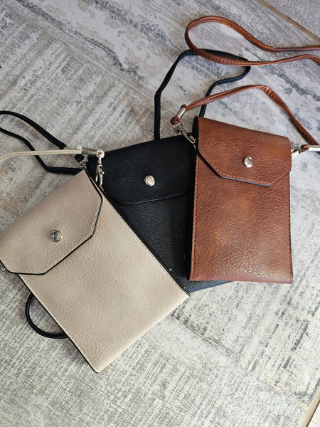 Wessie Snap Button Flap Shoulder Bag