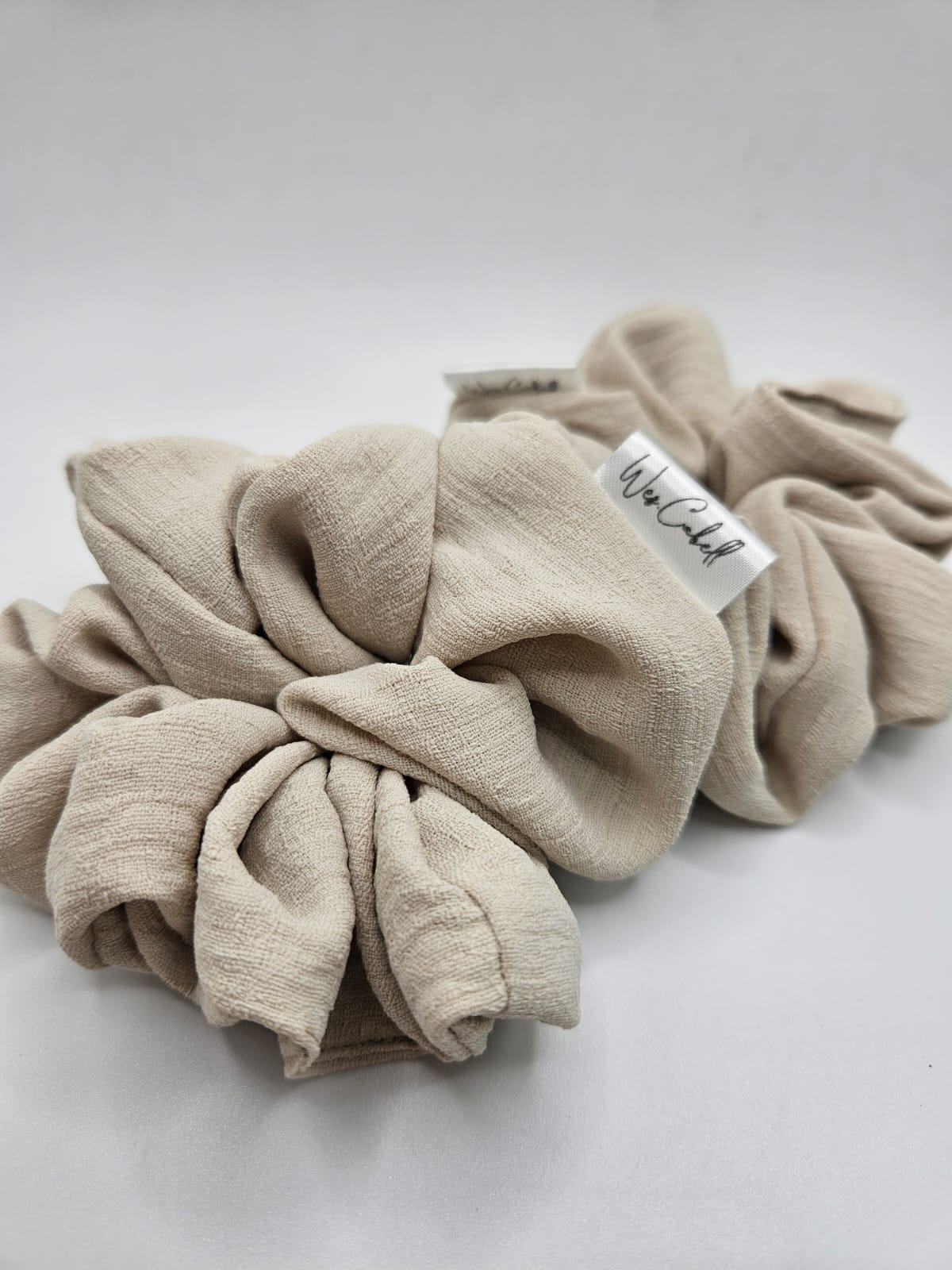 Beige Scrunchies