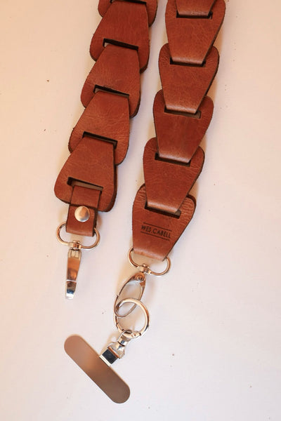 Real Leather Wes.Cabell Phone Strap