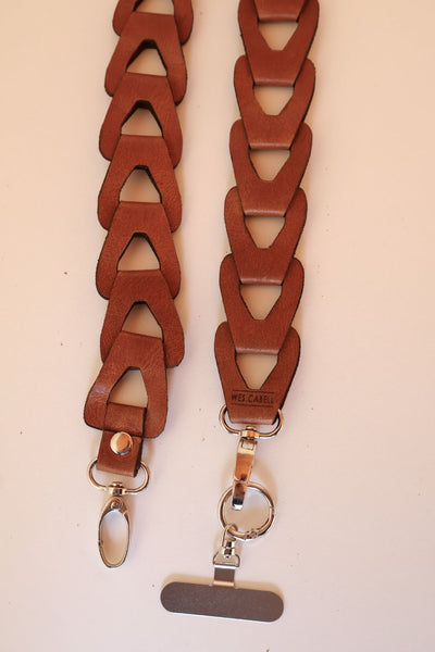 Real Leather Wes.Cabell Phone Strap