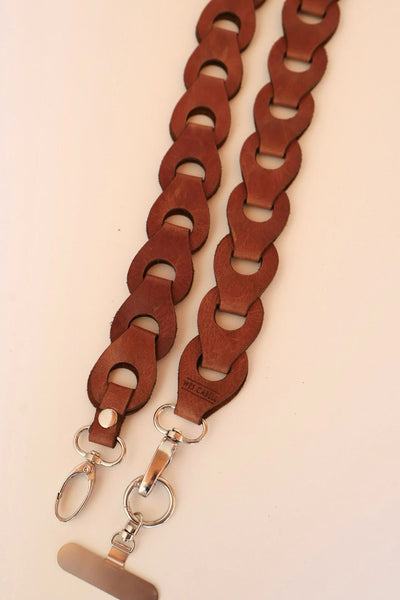 Real Leather Wes.Cabell Phone Strap