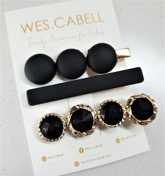 Black Hairclip Sets