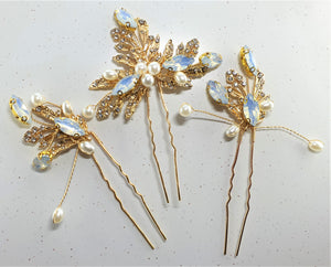 "Something Blue" Bridal Hair Accessories