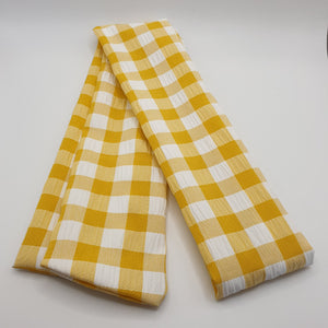 Mustard Check Headband