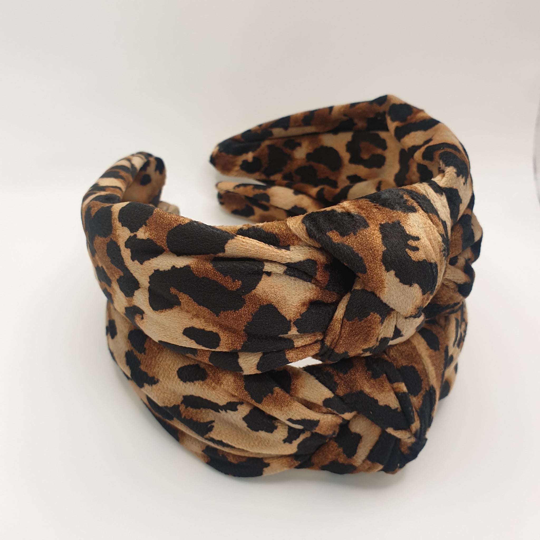 Leopard Print Knot Alice Band