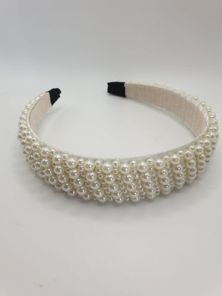 Thick Pearl Alice Band